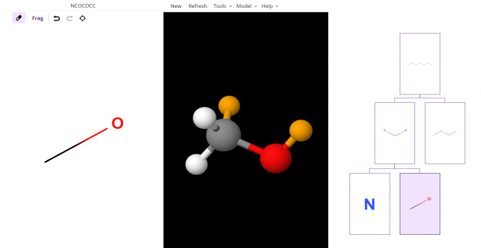 Second image of an example of Valence electron visualization